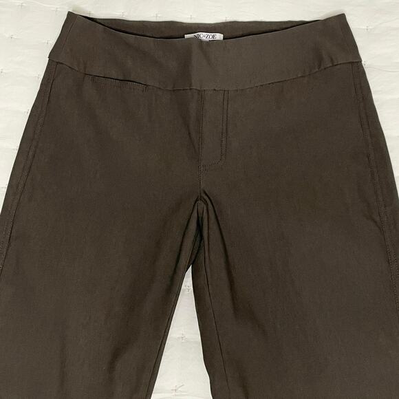 NIC+ZOE Women's Straight Leg Pants - Brown - Picture 2 of 10